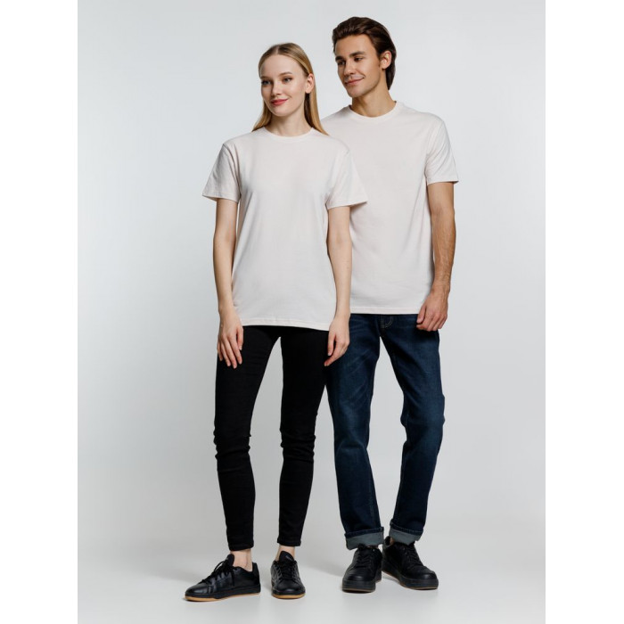 Футболка унисекс T-Bolka 160, молочно-белая, размер 5XL