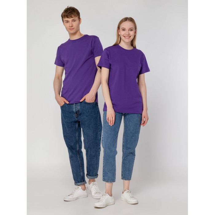 Футболка унисекс T-bolka 160, фиолетовая, размер XXXL
