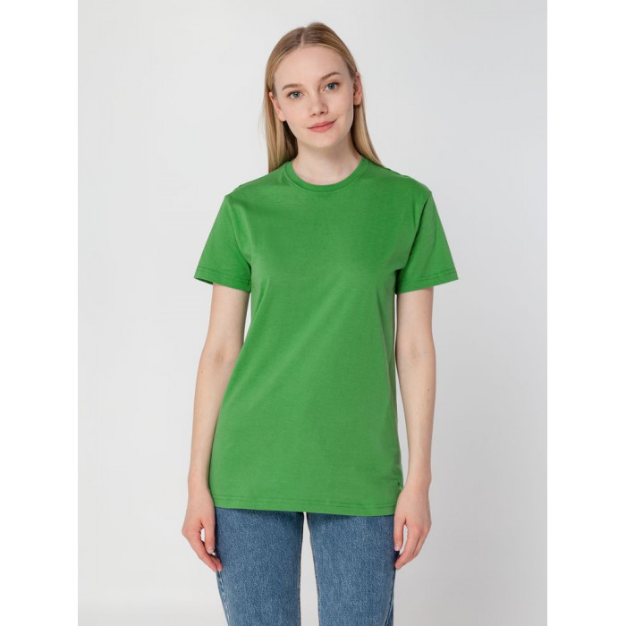 Футболка унисекс T-bolka 160, ярко-зеленая, размер XXXL