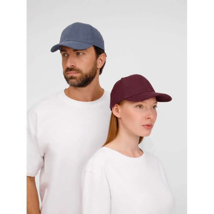 Бейсболка Buffalo, бордовая