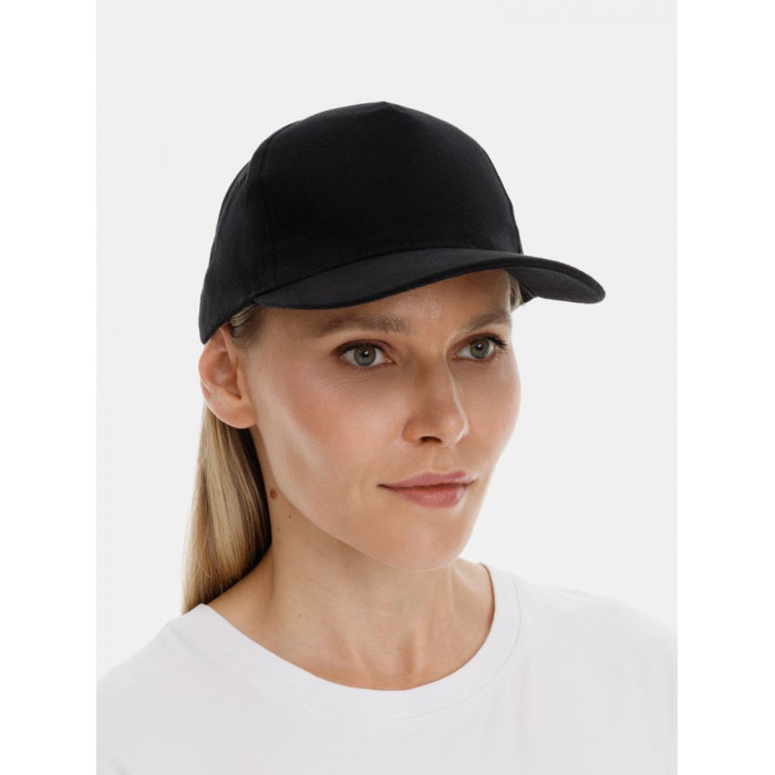 Бейсболка Long Beach, черная