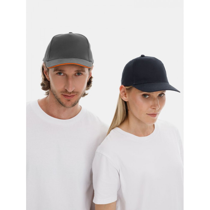 Бейсболка Long Beach, темно-синяя