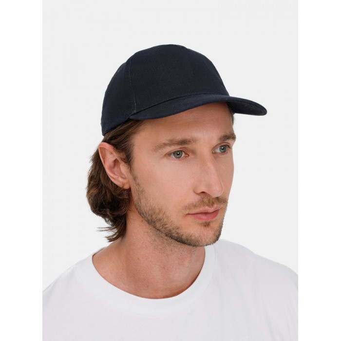 Бейсболка Long Beach, темно-синяя