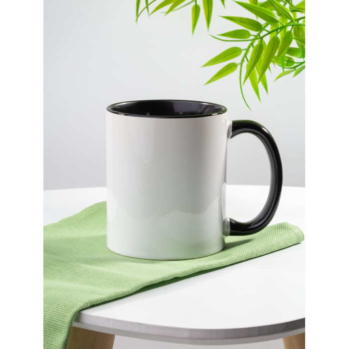 Кружка Promo Plus для сублимационной печати, черная