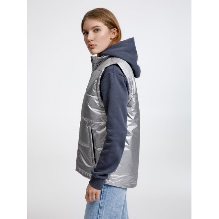 Жилет Kama серебристый, размер 4XL