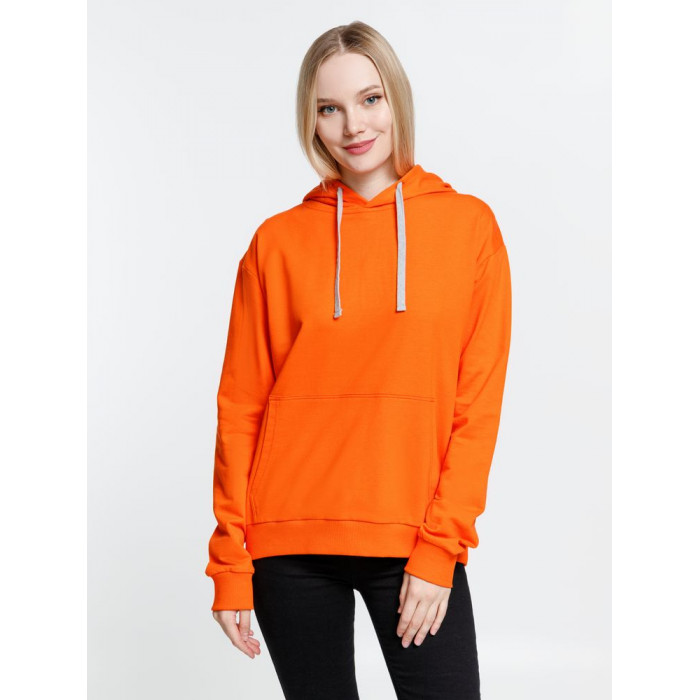 Толстовка с капюшоном Kirenga, оранжевая, размер XS