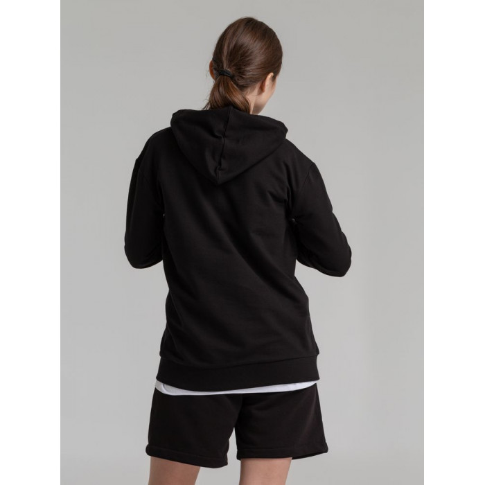 Толстовка с капюшоном Unit Kirenga черная, размер 4XL