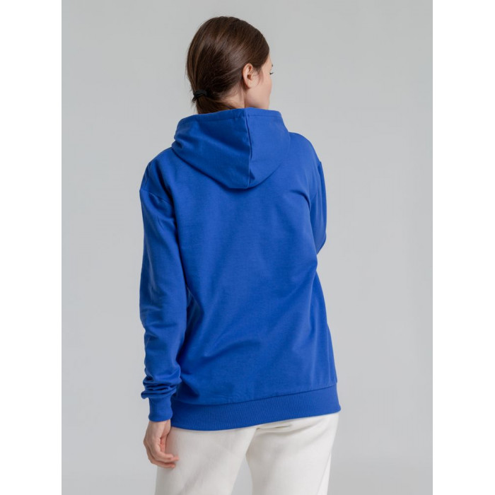 Толстовка с капюшоном Unit Kirenga ярко-синяя, размер XS