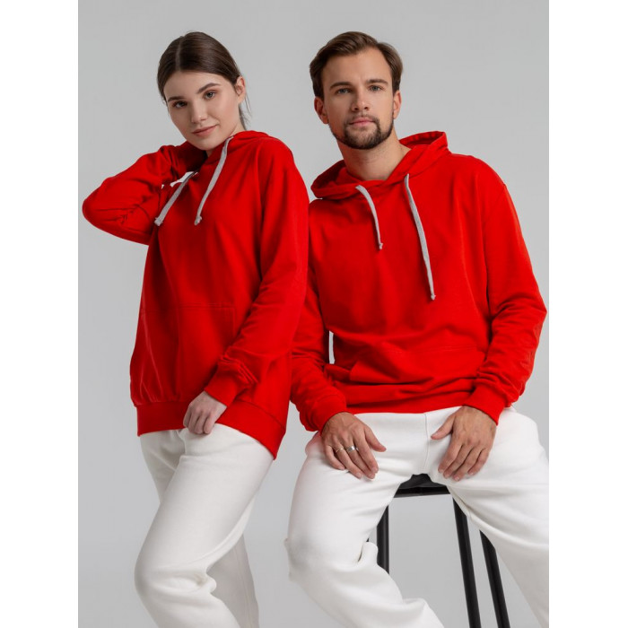 Толстовка с капюшоном Unit Kirenga красная, размер 3XL