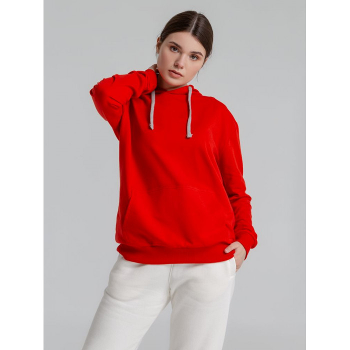 Толстовка с капюшоном Unit Kirenga красная, размер 3XL