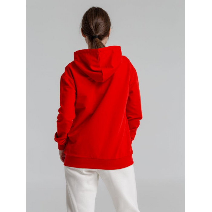 Толстовка с капюшоном Unit Kirenga красная, размер 3XL