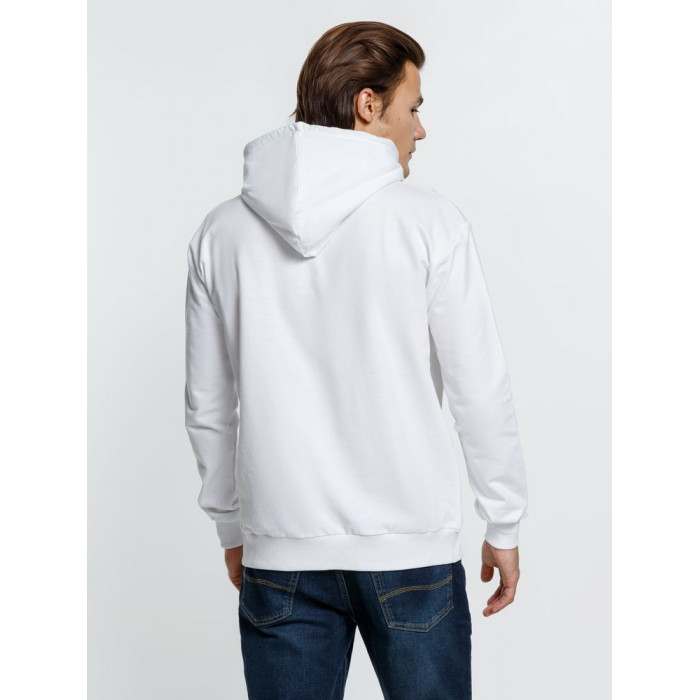 Толстовка с капюшоном Kirenga, белая (белоснежная), размер XXL