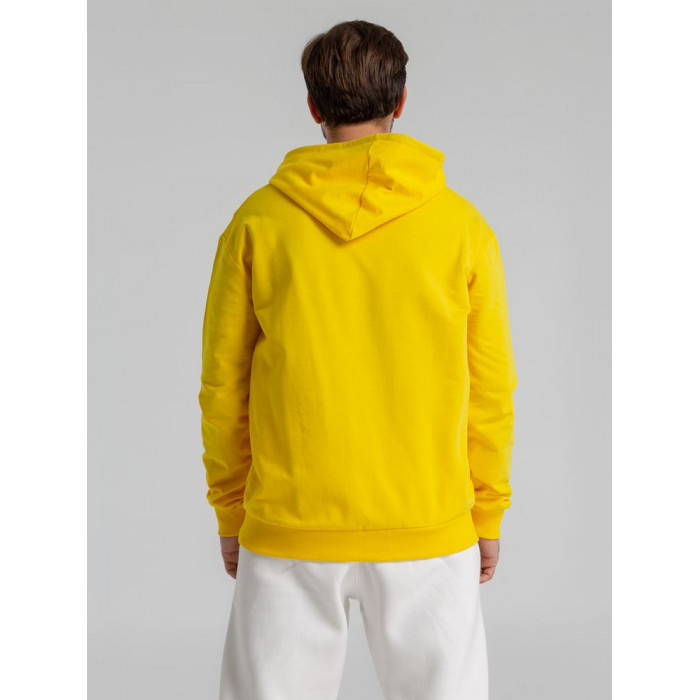 Толстовка с капюшоном Unit Kirenga желтая, размер 4XL