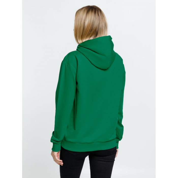Толстовка с капюшоном Kirenga, зеленая, размер 4XL