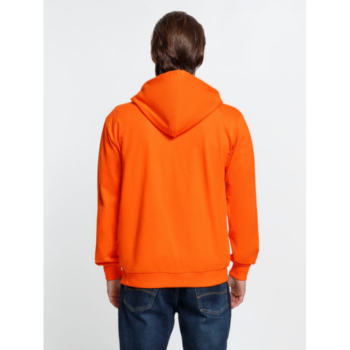 Толстовка на молнии с капюшоном Siverga, оранжевая, размер XS