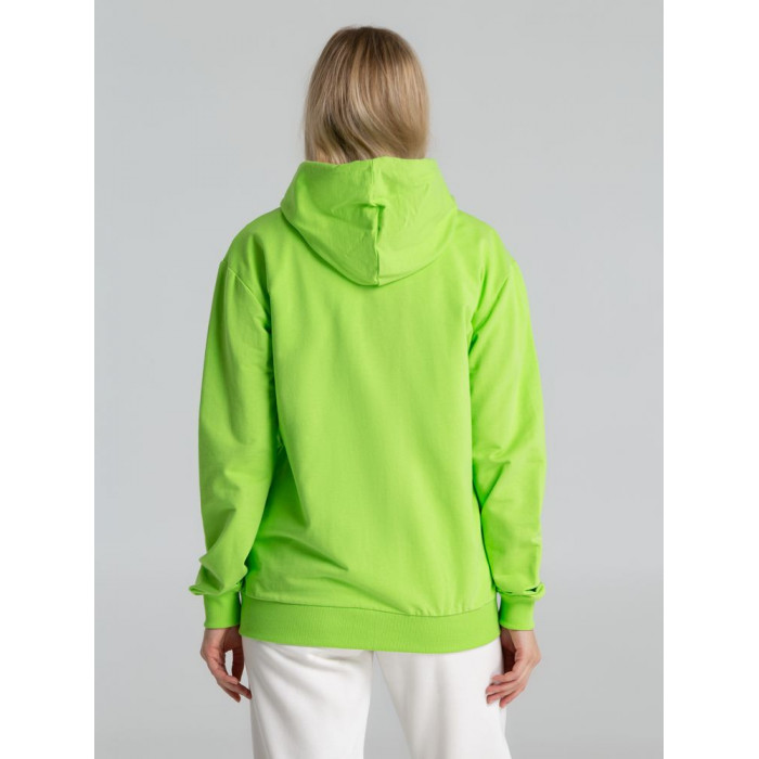Толстовка на молнии с капюшоном Unit Siverga зеленое яблоко, размер XXL