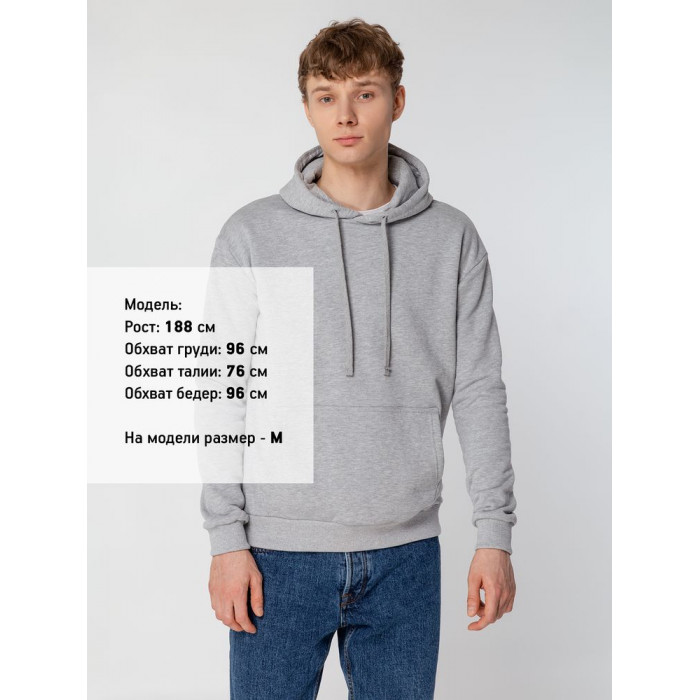 Худи Kirenga Heavy 2.0, серый меланж, размер 5XL