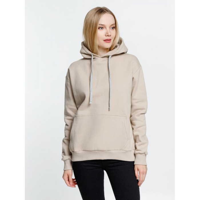 Толстовка с капюшоном Kirenga Heavy, бежевая, размер 4XL