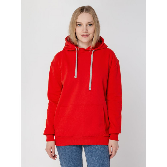Толстовка с капюшоном Unit Kirenga Heavy красная, размер 3XL
