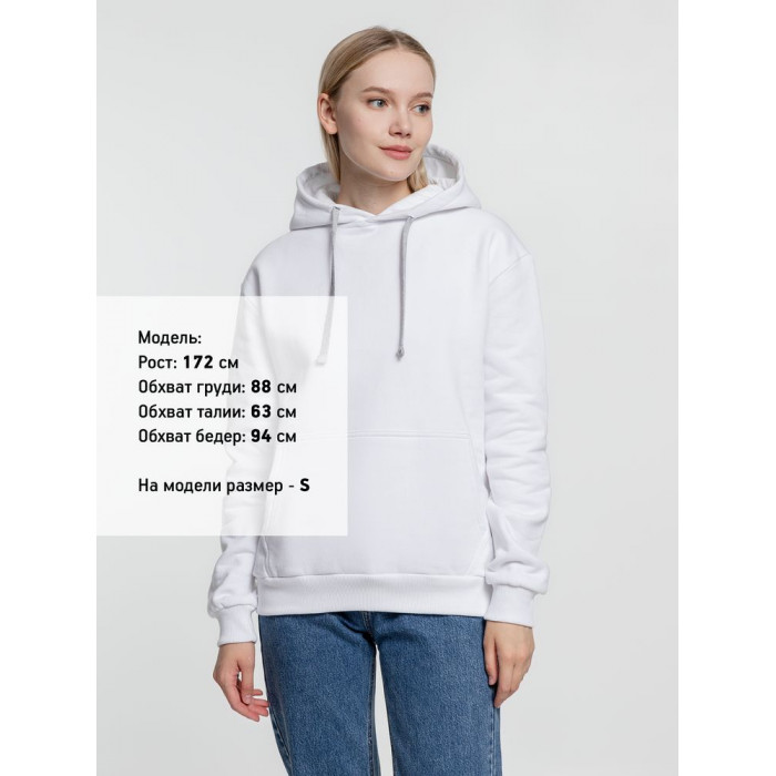 Толстовка с капюшоном Kirenga Heavy, белая (белоснежная), размер 5XL