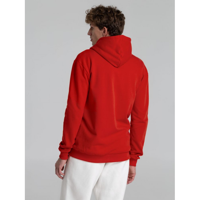 Толстовка на молнии с капюшоном Unit Siverga Heavy красная, размер XS