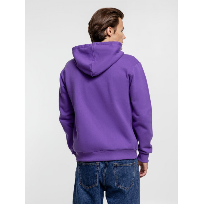 Толстовка на молнии с капюшоном Siverga Heavy, фиолетовая, размер 3XL