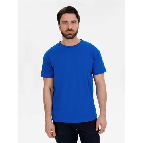 Футболка унисекс T-Bolka 180, синяя, размер M