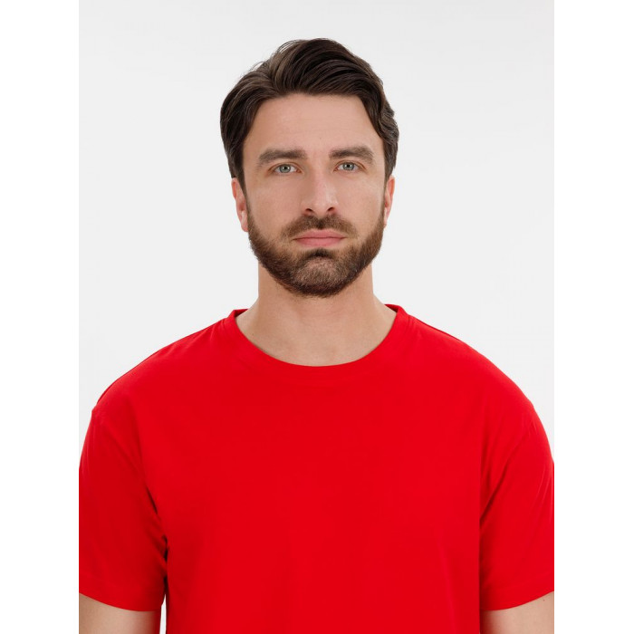 Футболка унисекс T-Bolka 180, красная, размер XXL