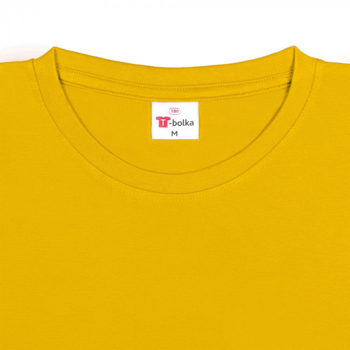 Футболка T-Bolka 180 желтая, размер L