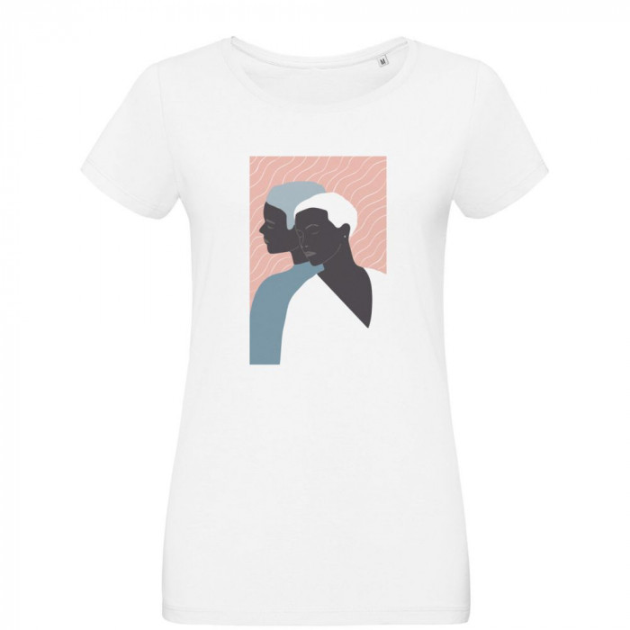 Футболка женская «Пара», белая