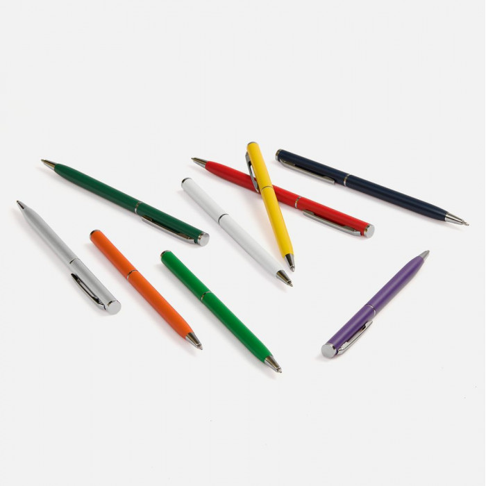 Ручка шариковая Hotel Chrome, ver.2, серебристая