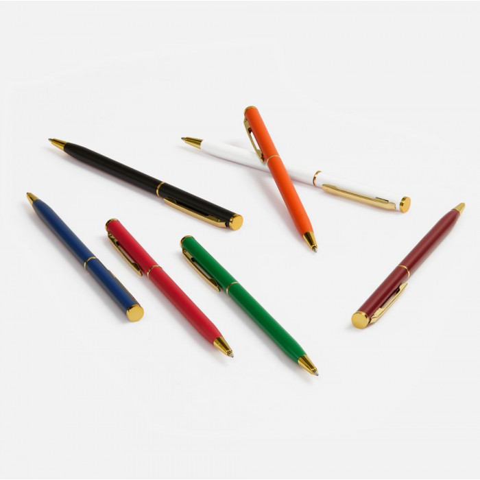 Ручка шариковая Hotel Gold, ver.2, матовая бордовая