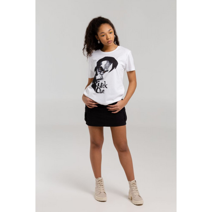 Футболка «Меламед. Nick Cave», белая