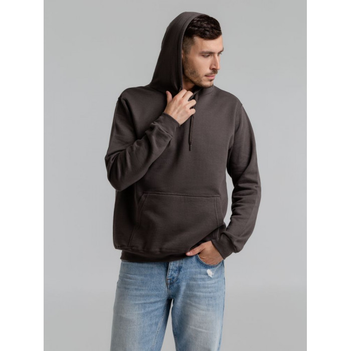 Толстовка с капюшоном Snake II темно-серая, размер 4XL