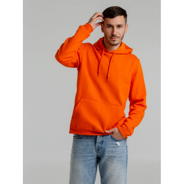 Толстовка с капюшоном Snake II оранжевая, размер 3XL