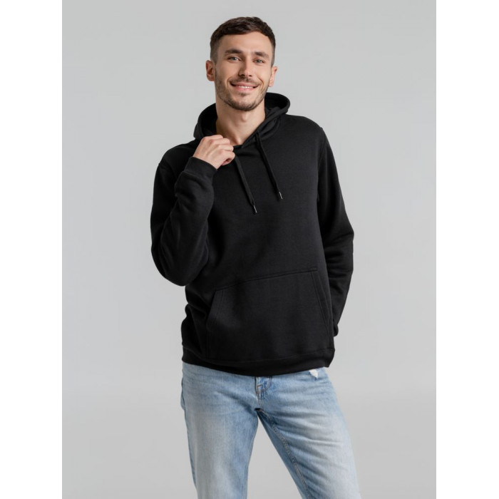 Толстовка с капюшоном Snake II черная, размер 4XL