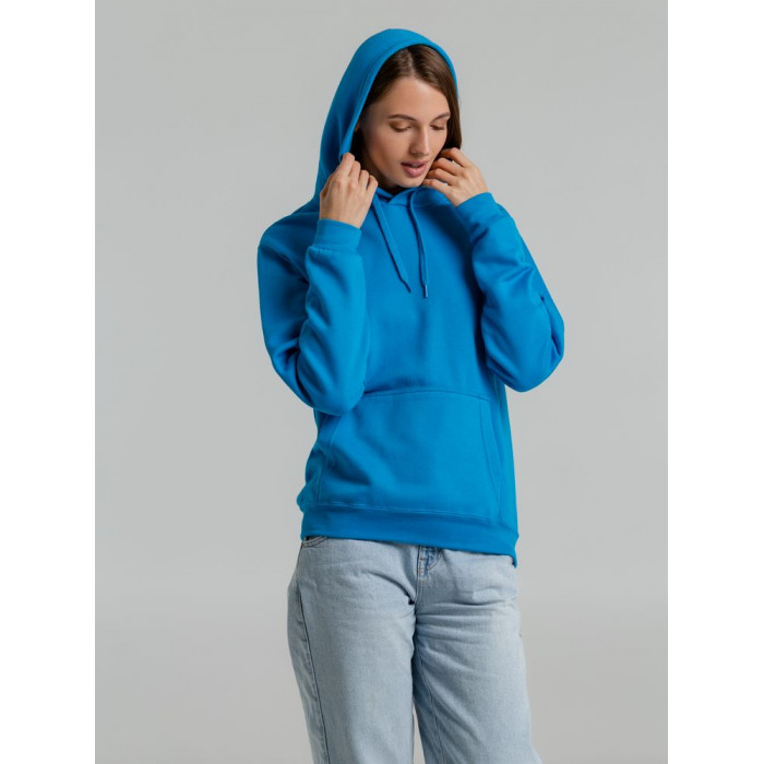 Толстовка с капюшоном Snake II бирюзовая, размер 3XL