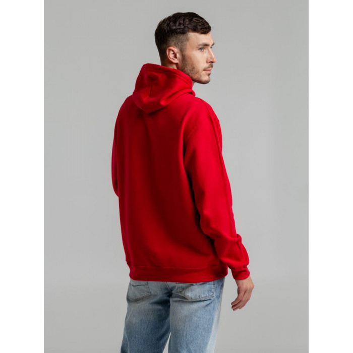 Толстовка с капюшоном Snake II красная, размер 4XL