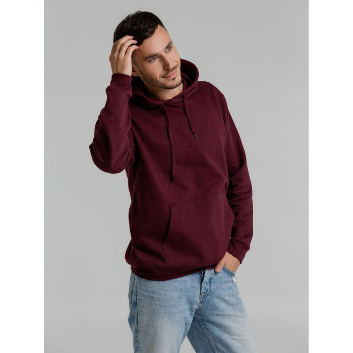 Толстовка с капюшоном Snake II бордовая, размер 3XL