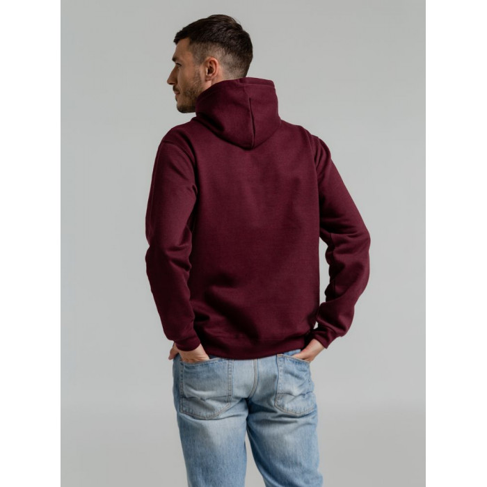 Толстовка с капюшоном Snake II бордовая, размер 3XL
