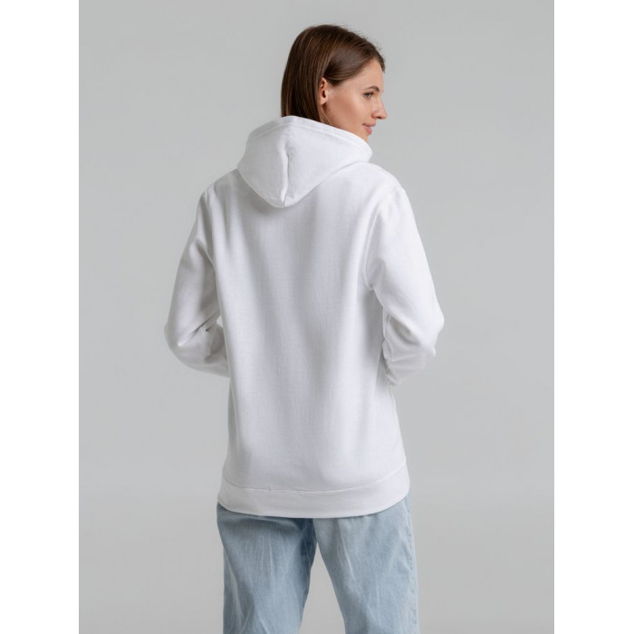Толстовка с капюшоном Snake II белая, размер 3XL