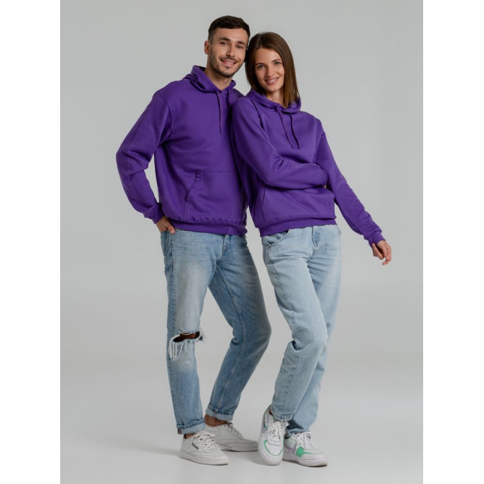 Толстовка с капюшоном Snake II темно-фиолетовая, размер 3XL