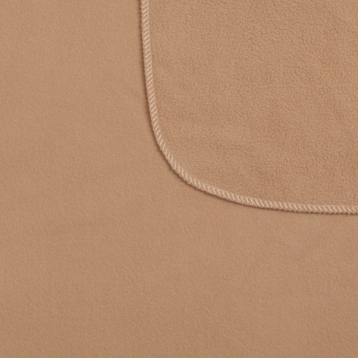 Флисовый плед Warm&Peace, бежевый