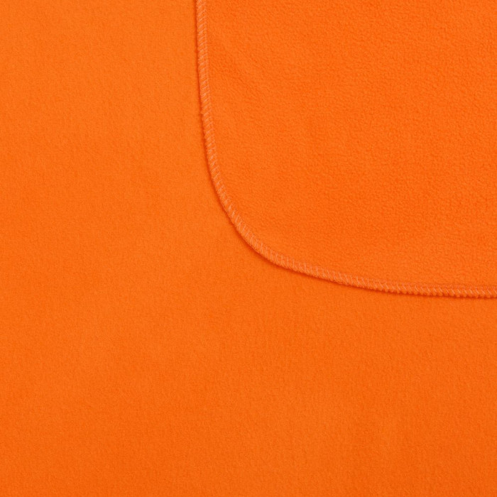 Флисовый плед Warm&Peace, оранжевый