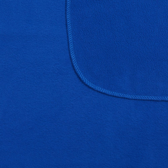 Флисовый плед Warm&Peace, ярко-синий