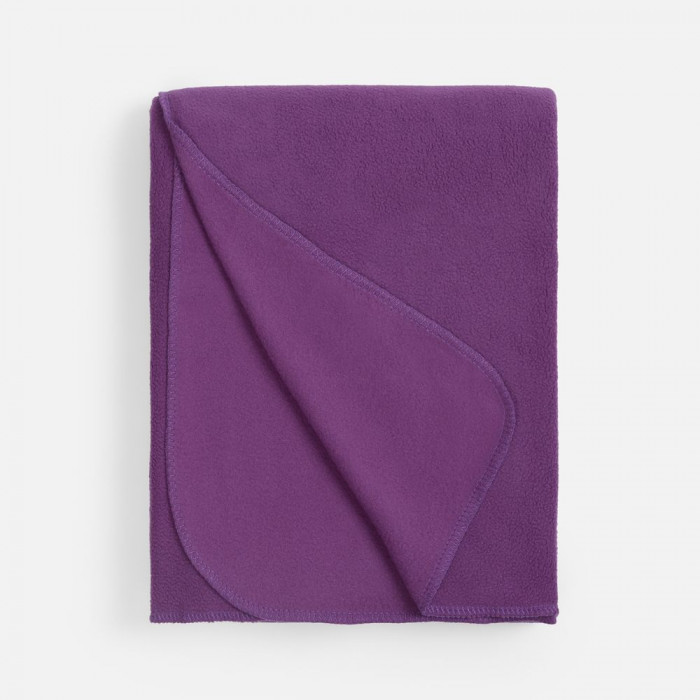 Флисовый плед Warm&Peace, фиолетовый