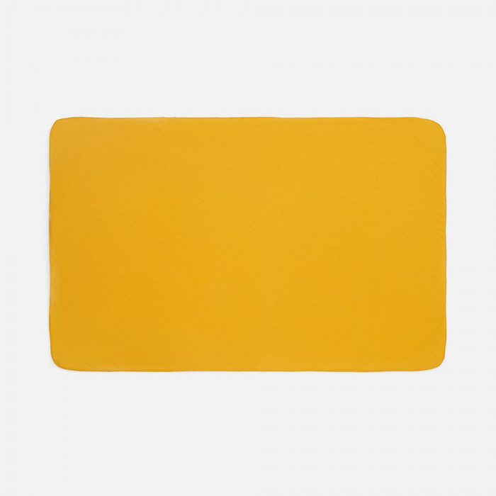 Флисовый плед Warm&Peace, желтый