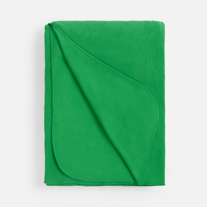 Флисовый плед Warm&Peace, зеленый