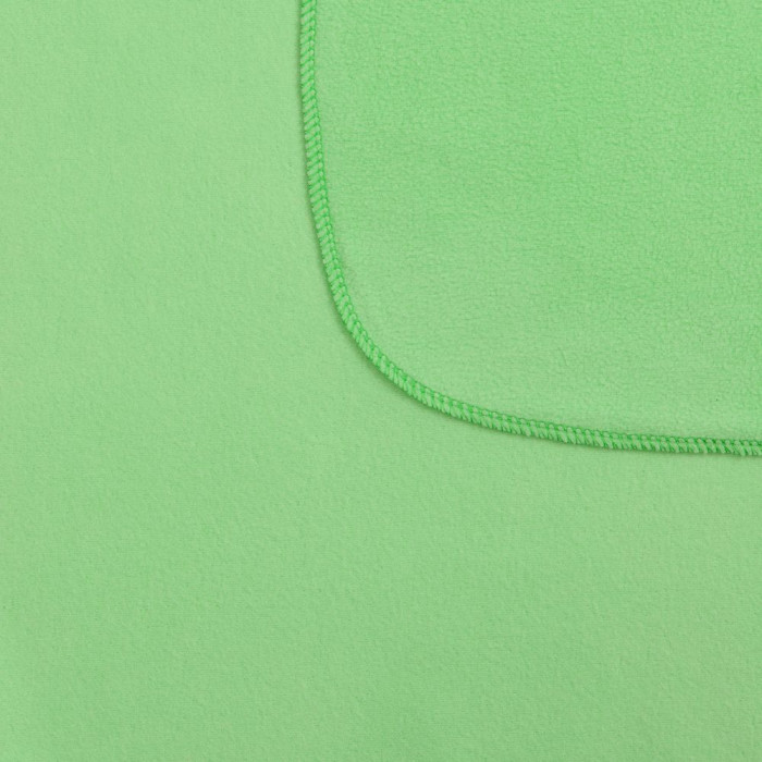 Флисовый плед Warm&Peace, светло-зеленый