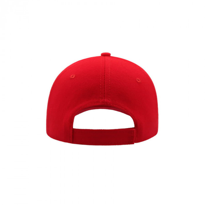Бейсболка "LIBERTY SIX", 6 клиньев, застежка на липучке, красный, 100% хлопок, плотность 250 г/м2